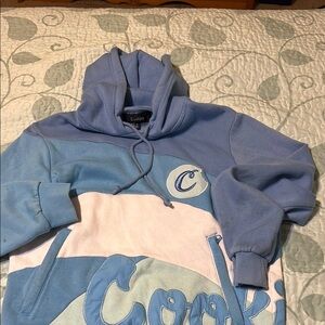 COOGI Blue and White Hoodie